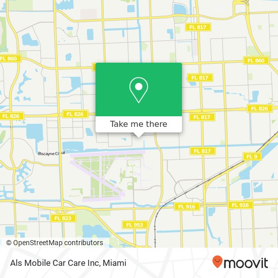 Mapa de Als Mobile Car Care Inc