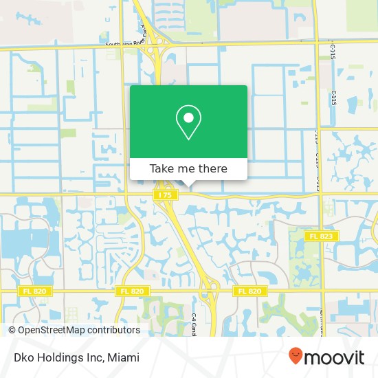 Dko Holdings Inc map