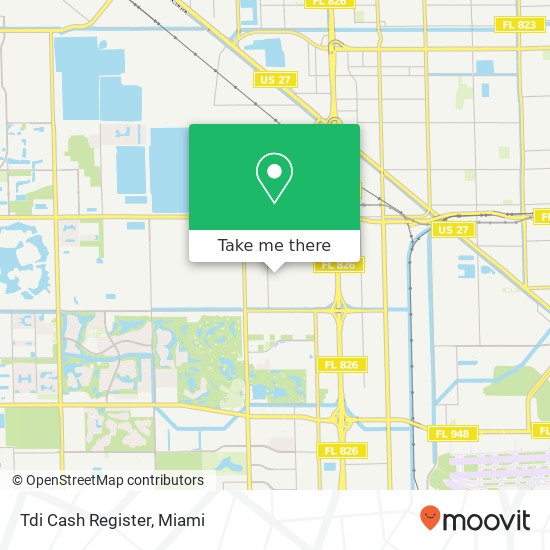 Mapa de Tdi Cash Register