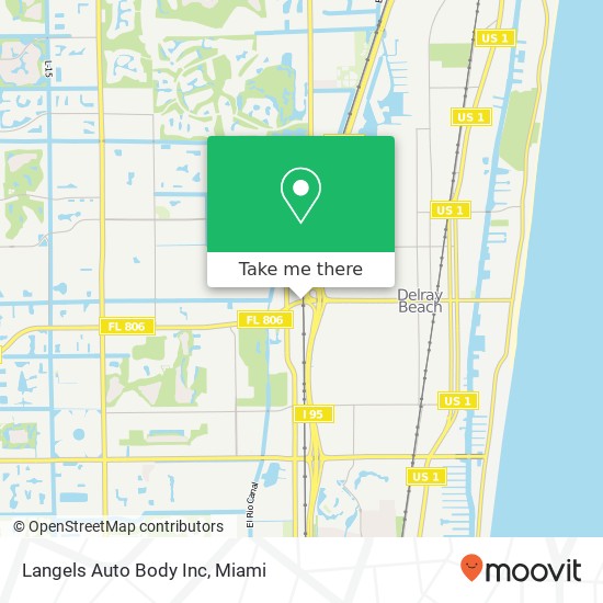 Langels Auto Body Inc map