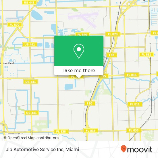 Jlp Automotive Service Inc map