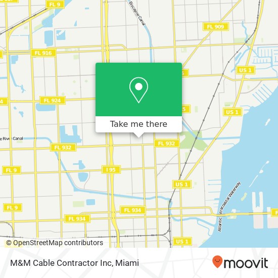 Mapa de M&M Cable Contractor Inc