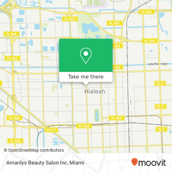 Amarilys Beauty Salon Inc map