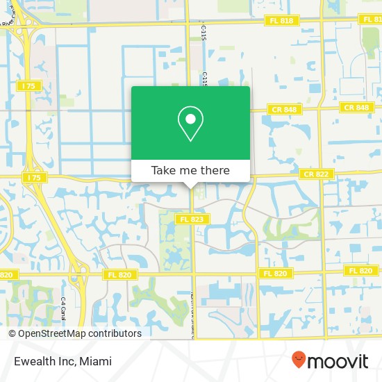 Ewealth Inc map