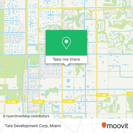 Tate Development Corp map