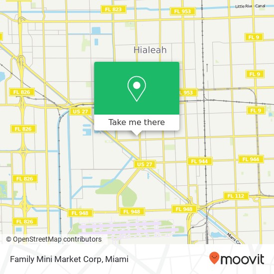 Mapa de Family Mini Market Corp