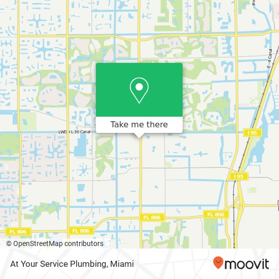At Your Service Plumbing map
