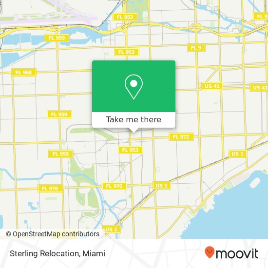 Sterling Relocation map