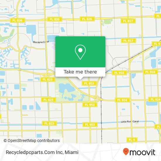 Mapa de Recycledpcparts.Com Inc