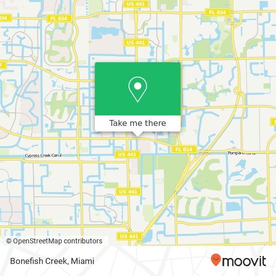 Mapa de Bonefish Creek