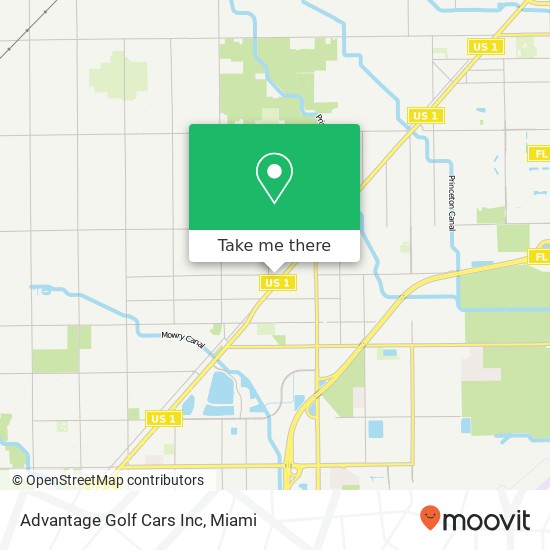 Advantage Golf Cars Inc map