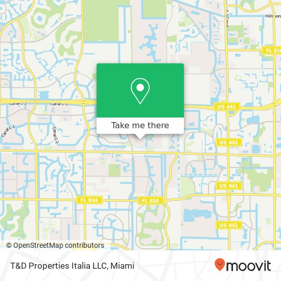 T&D Properties Italia LLC map