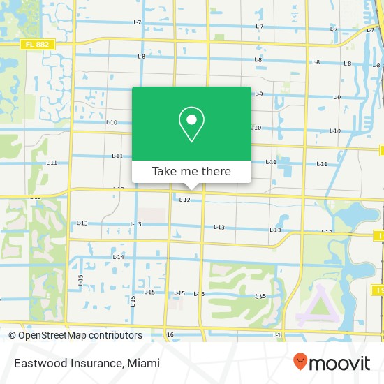 Eastwood Insurance map