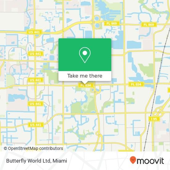 Butterfly World Ltd map