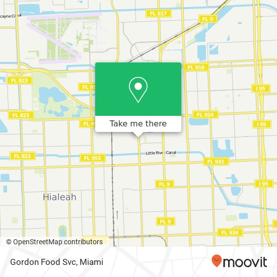 Gordon Food Svc map