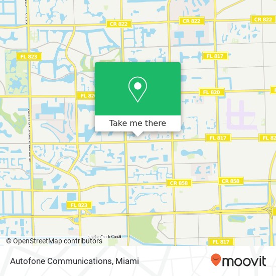 Mapa de Autofone Communications