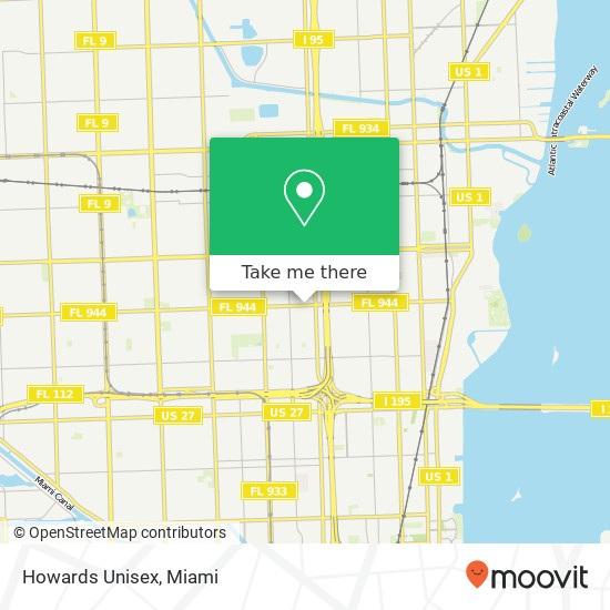 Mapa de Howards Unisex
