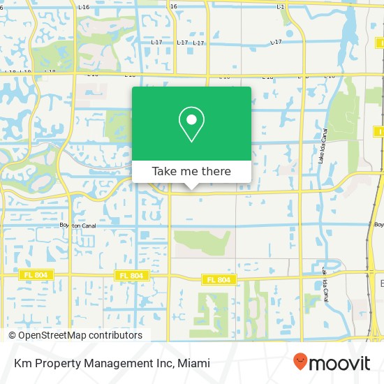 Km Property Management Inc map