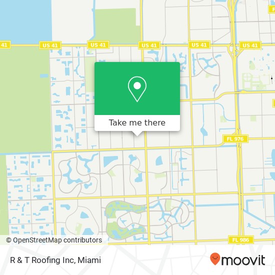 R & T Roofing Inc map