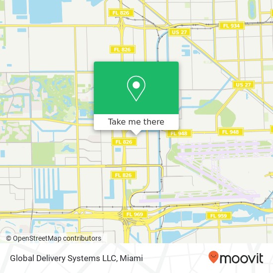 Mapa de Global Delivery Systems LLC