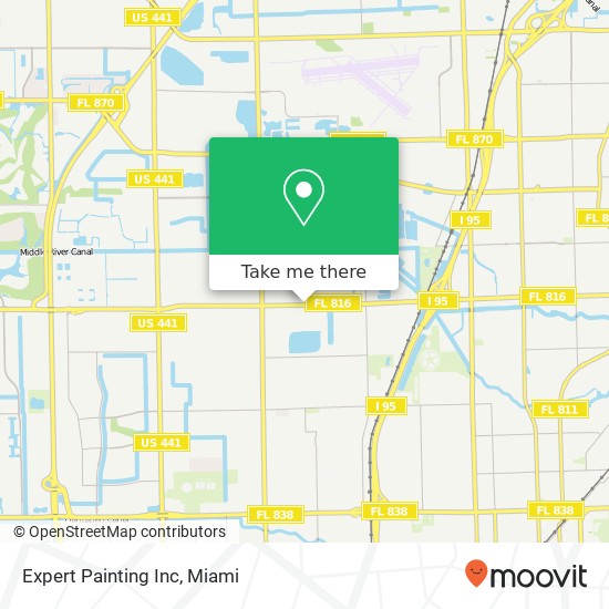 Expert Painting Inc map