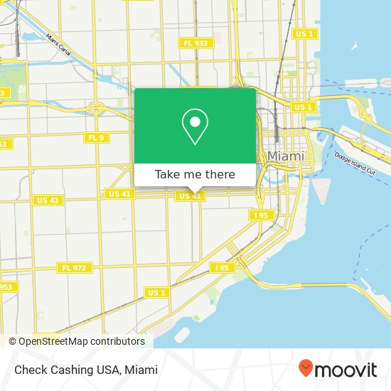 Check Cashing USA map