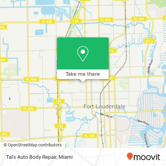 Mapa de Tal's Auto Body Repair