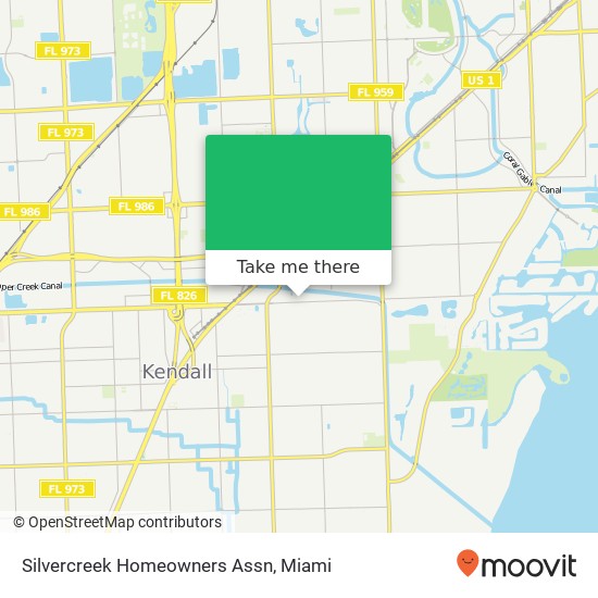 Silvercreek Homeowners Assn map