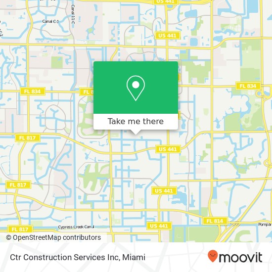 Ctr Construction Services Inc map