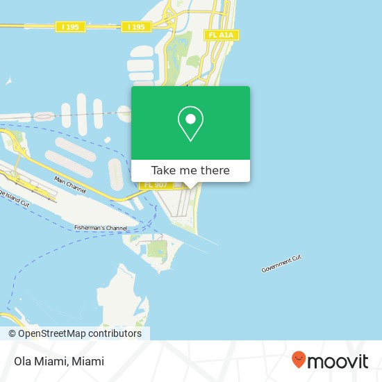 Ola Miami map