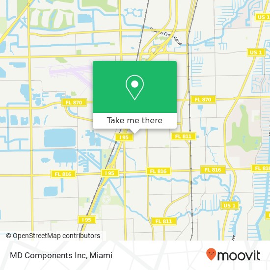 MD Components Inc map