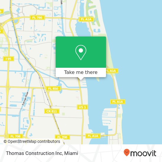 Thomas Construction Inc map