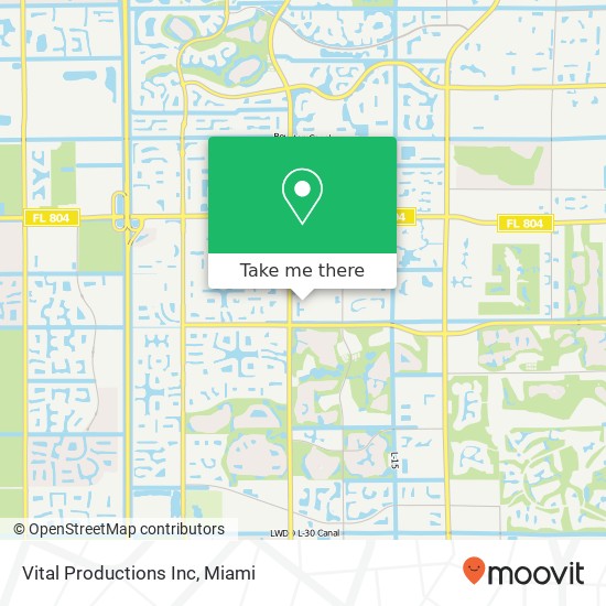 Vital Productions Inc map