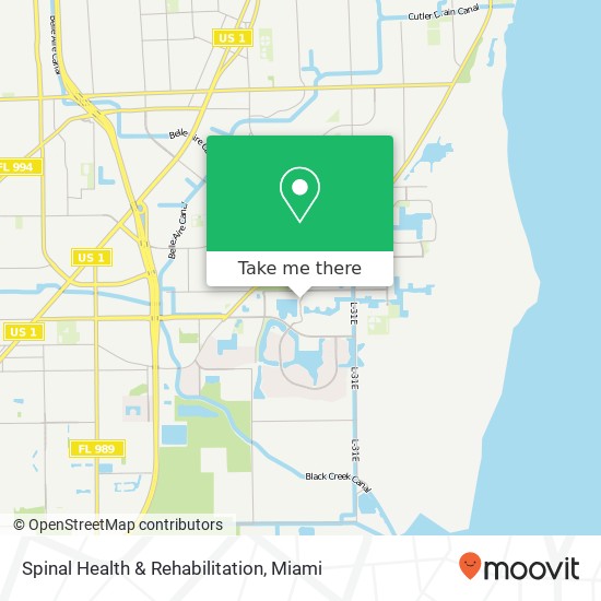 Mapa de Spinal Health & Rehabilitation