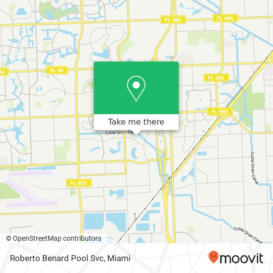 Roberto Benard Pool Svc map