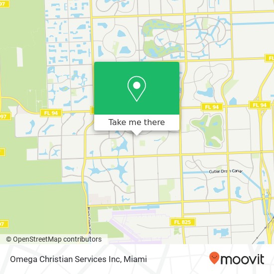 Omega Christian Services Inc map