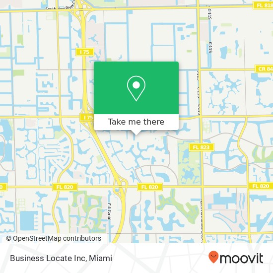 Business Locate Inc map