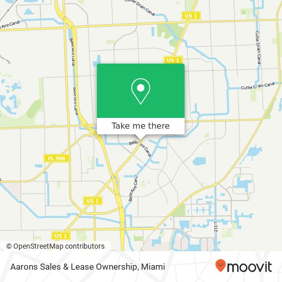 Aarons Sales & Lease Ownership map