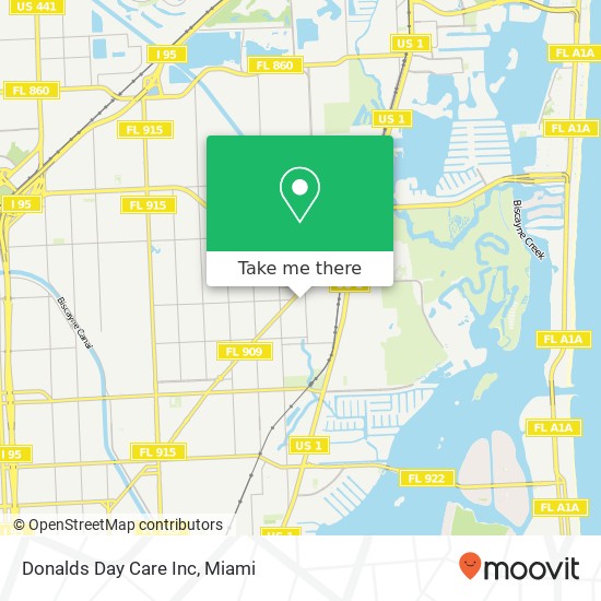 Donalds Day Care Inc map