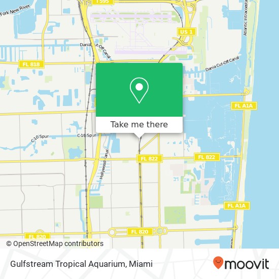 Gulfstream Tropical Aquarium map