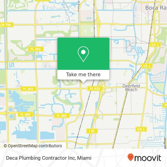 Deca Plumbing Contractor Inc map