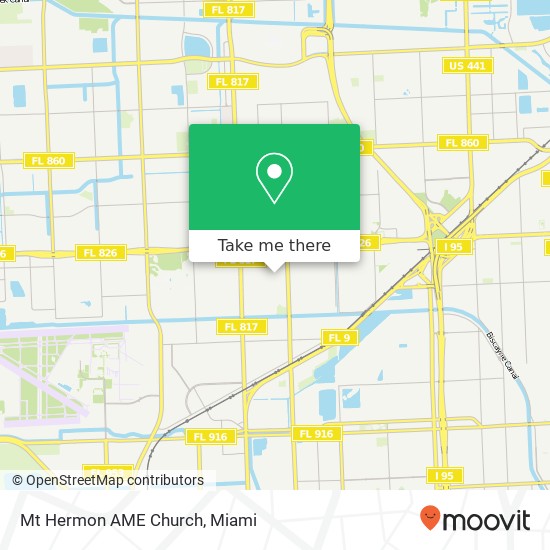 Mapa de Mt Hermon AME Church
