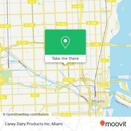 Mapa de Caney Dairy Products Inc