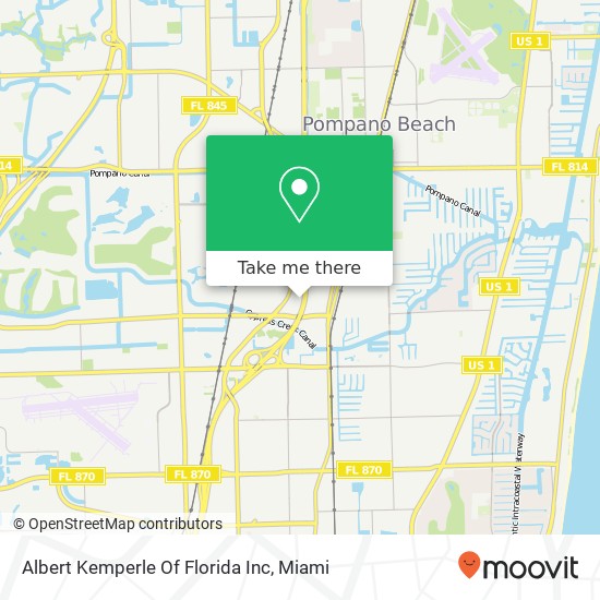 Albert Kemperle Of Florida Inc map