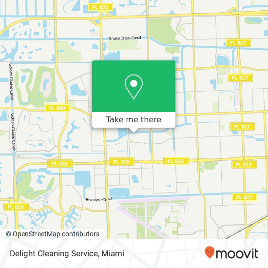 Mapa de Delight Cleaning Service