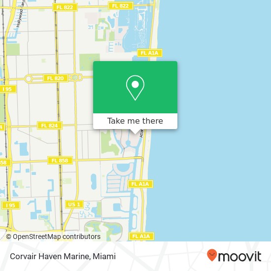 Corvair Haven Marine map