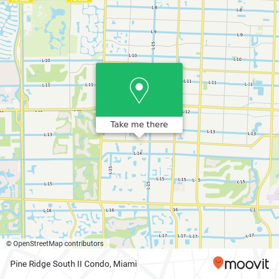 Pine Ridge South II Condo map