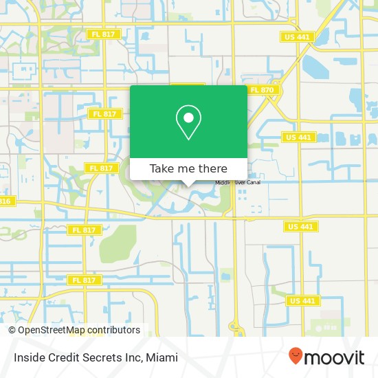 Inside Credit Secrets Inc map