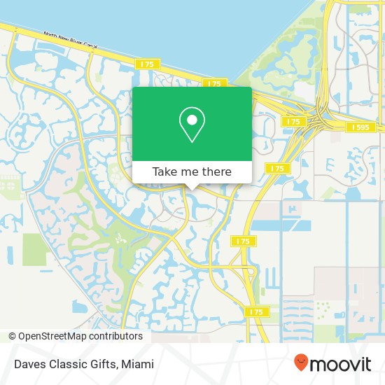 Daves Classic Gifts map