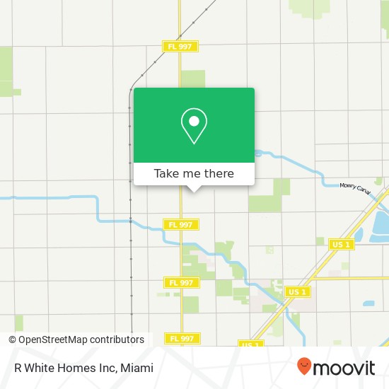 R White Homes Inc map